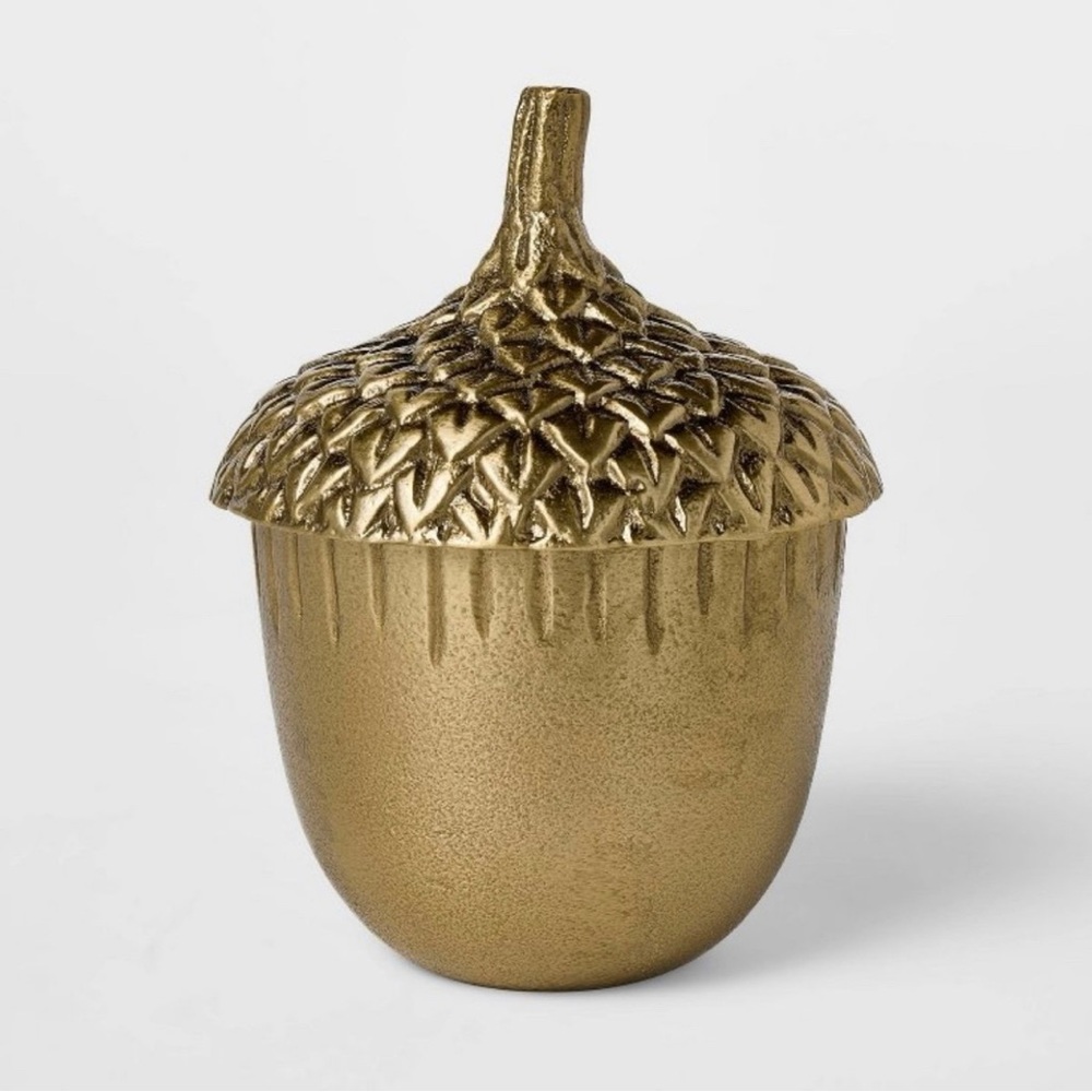 Cast Metal Acorn Canister - Threshold™ designed with Studio McGee